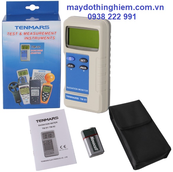 Máy đo phóng xạ Tenmars TM-91 - maydothinghiem.com.vn - 0938 222 991