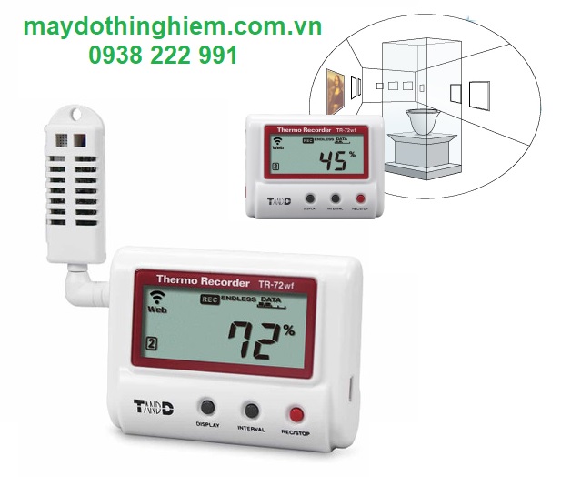 Nhiệt ẩm kế tự ghi T&D TR-72WF - maydothinghiem.com.vn - 0938 222 991