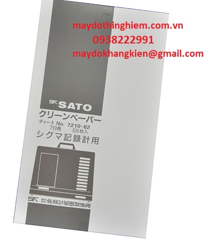 Giấy ghi nhiệt 7 ngày Sato 7210-62 -maydothinghiem.com.vn- 0938222991- maydokhangkien@gmail.com