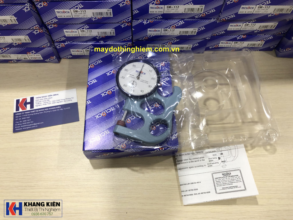 Đồng hồ đo độ dày Teclock SM112
