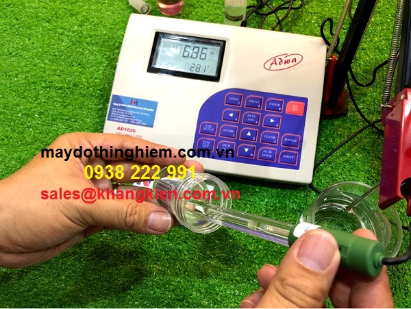 Hướng dẫn sử dụng máy đo pH/mV Adwa AD1020 - chuẩn đầu dò